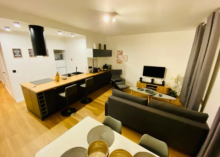 50M2 Flat In Heart Of Orleans - Canal Foot & Bein